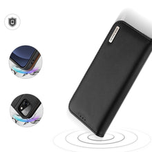 Заредете изображение във визуализатора на галерията – Dux Ducis Hivo Genuine Leather Bookcase type case for iPhone 13 black - TopMag
