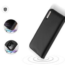 Заредете изображение във визуализатора на галерията – Dux Ducis Hivo Genuine Leather Bookcase type case for iPhone 13 Pro black - TopMag
