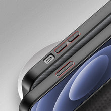 Заредете изображение във визуализатора на галерията – Dux Ducis Fino case covered with nylon material for iPhone 13 gray - TopMag
