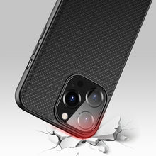 Заредете изображение във визуализатора на галерията – Dux Ducis Fino case covered with nylon material for iPhone 13 Pro black - TopMag

