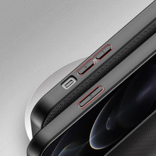 Заредете изображение във визуализатора на галерията – Dux Ducis Fino case covered with nylon material for iPhone 13 Pro black - TopMag
