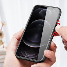 Заредете изображение във визуализатора на галерията – Dux Ducis Fino case covered with nylon material for iPhone 13 Pro black - TopMag
