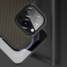 Заредете изображение във визуализатора на галерията – Dux Ducis Fino case covered with nylon material for iPhone 13 Pro green - TopMag
