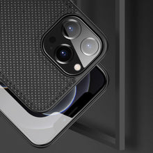 Заредете изображение във визуализатора на галерията – Dux Ducis Fino case covered with nylon material for iPhone 13 Pro Max black - TopMag
