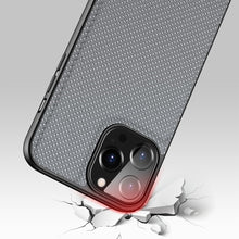 Заредете изображение във визуализатора на галерията – Dux Ducis Fino case covered with nylon material for iPhone 13 Pro Max gray - TopMag

