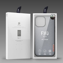 Заредете изображение във визуализатора на галерията – Dux Ducis Fino case covered with nylon material for iPhone 13 Pro Max gray - TopMag
