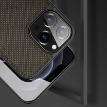 Заредете изображение във визуализатора на галерията – Dux Ducis Fino case covered with nylon material for iPhone 13 Pro Max green - TopMag
