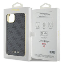 Заредете изображение във визуализатора на галерията – Guess 4G Charms Collection case for iPhone 15 Plus - gray
