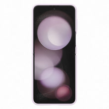 Заредете изображение във визуализатора на галерията – Silicone case with holder for Samsung Galaxy Z Flip 5 - purple
