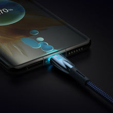Заредете изображение във визуализатора на галерията – Baseus Glimmer Series cable with fast charging USB-C 480Mb/s PD 100W 2m blue
