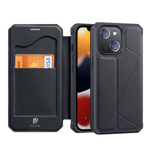 Заредете изображение във визуализатора на галерията – DUX DUCIS Skin X Bookcase type case for iPhone 13 mini black - TopMag
