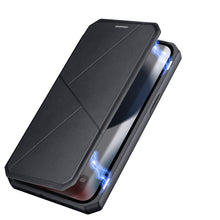 Заредете изображение във визуализатора на галерията – DUX DUCIS Skin X Bookcase type case for iPhone 13 mini black - TopMag
