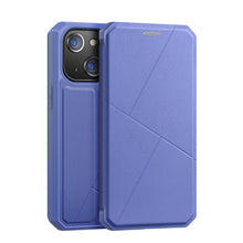 Заредете изображение във визуализатора на галерията – DUX DUCIS Skin X Bookcase type case for iPhone 13 mini blue - TopMag
