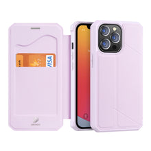 Заредете изображение във визуализатора на галерията – DUX DUCIS Skin X Bookcase type case for iPhone 13 Pro pink - TopMag
