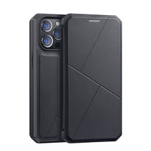 Заредете изображение във визуализатора на галерията – DUX DUCIS Skin X Bookcase type case for iPhone 13 Pro Max black - TopMag
