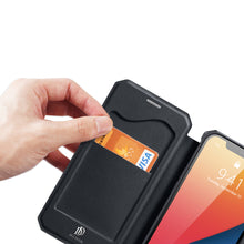 Заредете изображение във визуализатора на галерията – DUX DUCIS Skin X Bookcase type case for iPhone 13 Pro Max black - TopMag
