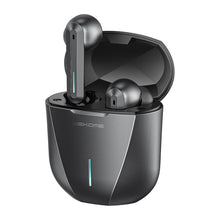 Заредете изображение във визуализатора на галерията – WK Design Wireless Bluetooth Earphones TWS Waterproof IPX4 Gray (ET-V9 Gray) - TopMag
