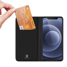Заредете изображение във визуализатора на галерията – Dux Ducis Skin Pro Bookcase type case for iPhone 13 mini black - TopMag
