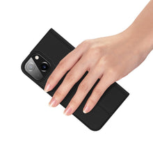 Заредете изображение във визуализатора на галерията – Dux Ducis Skin Pro Bookcase type case for iPhone 13 mini black - TopMag
