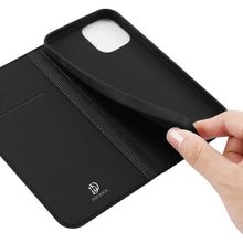 Заредете изображение във визуализатора на галерията – Dux Ducis Skin Pro Bookcase type case for iPhone 13 mini black - TopMag
