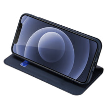 Заредете изображение във визуализатора на галерията – Dux Ducis Skin Pro Bookcase type case for iPhone 13 mini blue - TopMag
