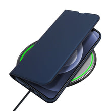 Заредете изображение във визуализатора на галерията – Dux Ducis Skin Pro Bookcase type case for iPhone 13 mini blue - TopMag
