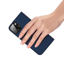 Заредете изображение във визуализатора на галерията – Dux Ducis Skin Pro Bookcase type case for iPhone 13 mini blue - TopMag
