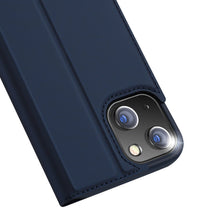 Заредете изображение във визуализатора на галерията – Dux Ducis Skin Pro Bookcase type case for iPhone 13 blue - TopMag
