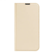 Заредете изображение във визуализатора на галерията – Dux Ducis Skin Pro Bookcase type case for iPhone 13 golden - TopMag
