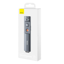 Заредете изображение във визуализатора на галерията – Baseus Orange Dot Wireless Presenter (Red Laser)(Charging version) gray (WKCD000013) - TopMag
