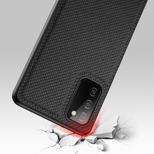 Заредете изображение във визуализатора на галерията – Dux Ducis Fino case covered with nylon material for Samsung Galaxy A03s black - TopMag
