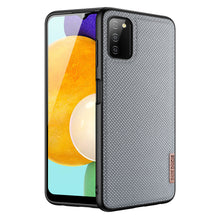 Заредете изображение във визуализатора на галерията – Dux Ducis Fino case covered with nylon material for Samsung Galaxy A03s gray - TopMag
