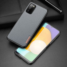 Заредете изображение във визуализатора на галерията – Dux Ducis Fino case covered with nylon material for Samsung Galaxy A03s gray - TopMag
