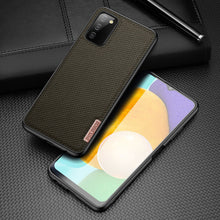 Заредете изображение във визуализатора на галерията – Dux Ducis Fino case covered with nylon material for Samsung Galaxy A03s green - TopMag
