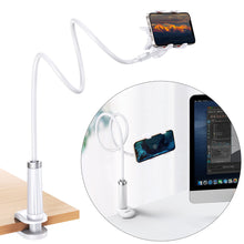 Заредете изображение във визуализатора на галерията – Ugreen universal holder stand phone holder tablet (up to 12cm wide) tripod lazy holder with flexible arm white (30488 LP113) - TopMag
