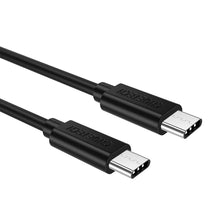 Заредете изображение във визуализатора на галерията – Choetech USB Type C - USB Type C charging data cable 3A 0,5m black (CC0001) - TopMag
