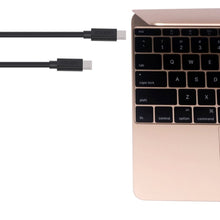 Заредете изображение във визуализатора на галерията – Choetech USB Type C - USB Type C charging data cable 3A 2m black (CC0003) - TopMag
