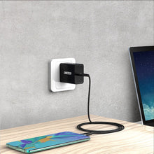 Заредете изображение във визуализатора на галерията – Choetech cable USB Type C cable - USB Type C Power Delivery 60W 3A 1.2m black (XCC-1003) - TopMag

