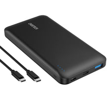 Заредете изображение във визуализатора на галерията – Choetech powerbank 10000mAh 18W Quick Charge Power Delivery USB / USB Type C black (B627) - TopMag
