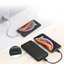 Заредете изображение във визуализатора на галерията – Choetech powerbank 10000mAh 18W Quick Charge Power Delivery USB / USB Type C black (B627) - TopMag
