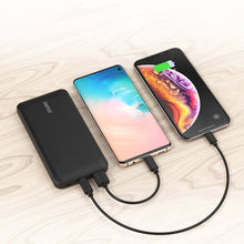 Заредете изображение във визуализатора на галерията – Choetech powerbank 10000mAh 18W Quick Charge Power Delivery USB / USB Type C black (B627) - TopMag
