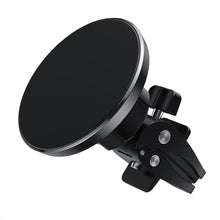 Заредете изображение във визуализатора на галерията – Choetech Magnetic Car Air Vent Mount Air Vent Mount for iPhone Black (AT0004) - TopMag
