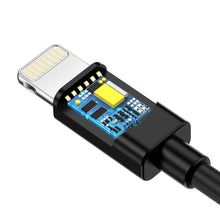 Заредете изображение във визуализатора на галерията – Choetech MFI USB - Lightning charging data cable 1,2m white (IP0026 white) - TopMag
