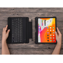 Заредете изображение във визуализатора на галерията – Choetech Keyboard Case wireless Bluetooth keyboard for iPad Pro 11'' 2021 / 2020 / 2018 black (BH-011) - TopMag
