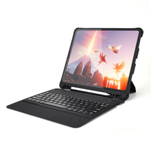 Заредете изображение във визуализатора на галерията – Choetech Keyboard Case wireless Bluetooth keyboard for iPad Pro 11'' 2021 / 2020 / 2018 black (BH-011) - TopMag
