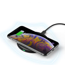 Заредете изображение във визуализатора на галерията – Choetech Qi 15w wireless charger for phone / headphones black (T527-F) - TopMag
