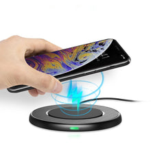 Заредете изображение във визуализатора на галерията – Choetech Qi 15w wireless charger for phone / headphones black (T527-F) - TopMag
