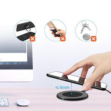 Заредете изображение във визуализатора на галерията – Choetech Qi 15w wireless charger for phone / headphones black (T527-F) - TopMag
