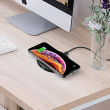 Заредете изображение във визуализатора на галерията – Choetech Qi 15w wireless charger for phone / headphones black (T527-F) - TopMag
