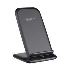 Заредете изображение във визуализатора на галерията – Choetech Qi 15W wireless charger for phone headphones black (T555-F) - TopMag
